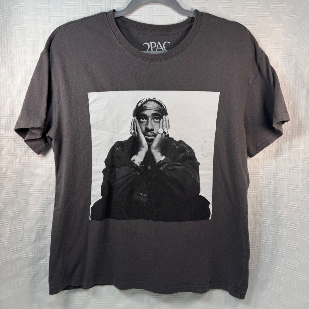2Pac Tupac Shakur Graphic Tee / Size Large /‎ Sku 0195